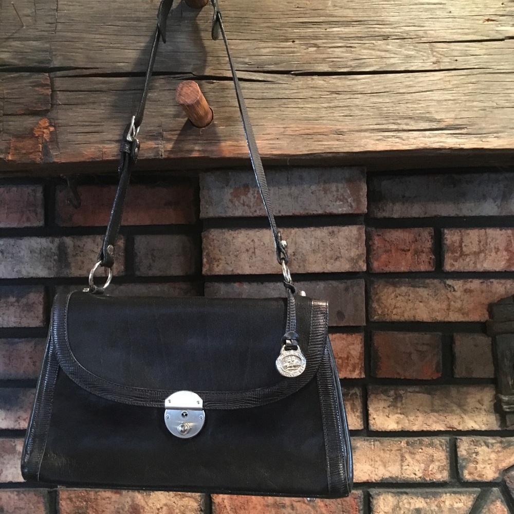 Brahmin smooth leather shoulder bag